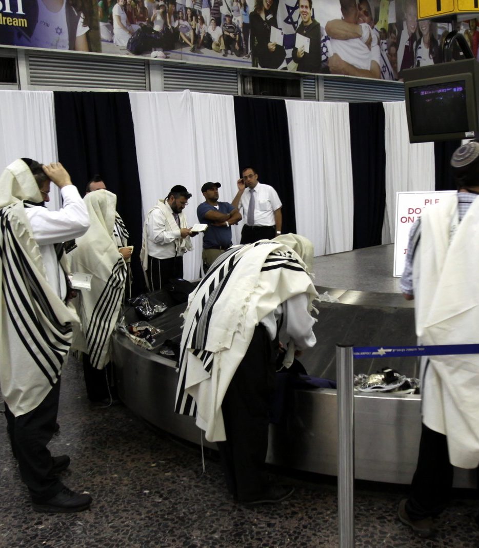 Speaking While Donning Tefillin